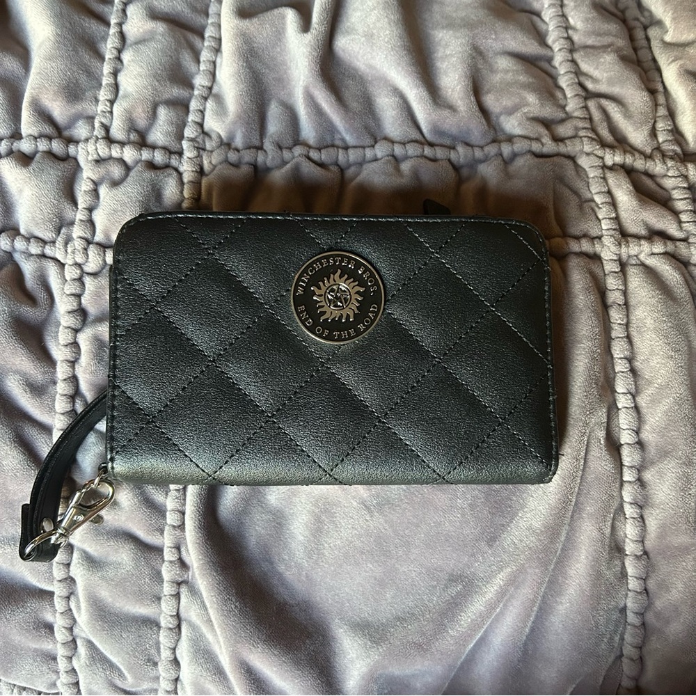 Supernatural Black Quilted Wallet
